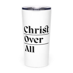 Tapered stainless steel tumbler